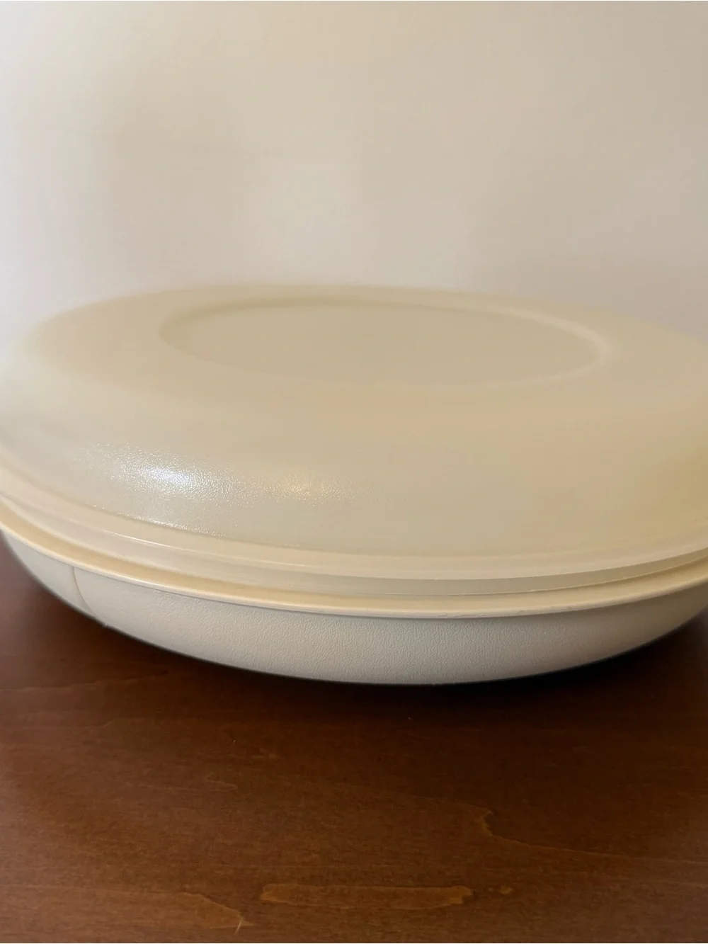 Vintage Tupperware 1708 5 Part Divided Veggie & Dip Serving Tray w/ Lid 1709
